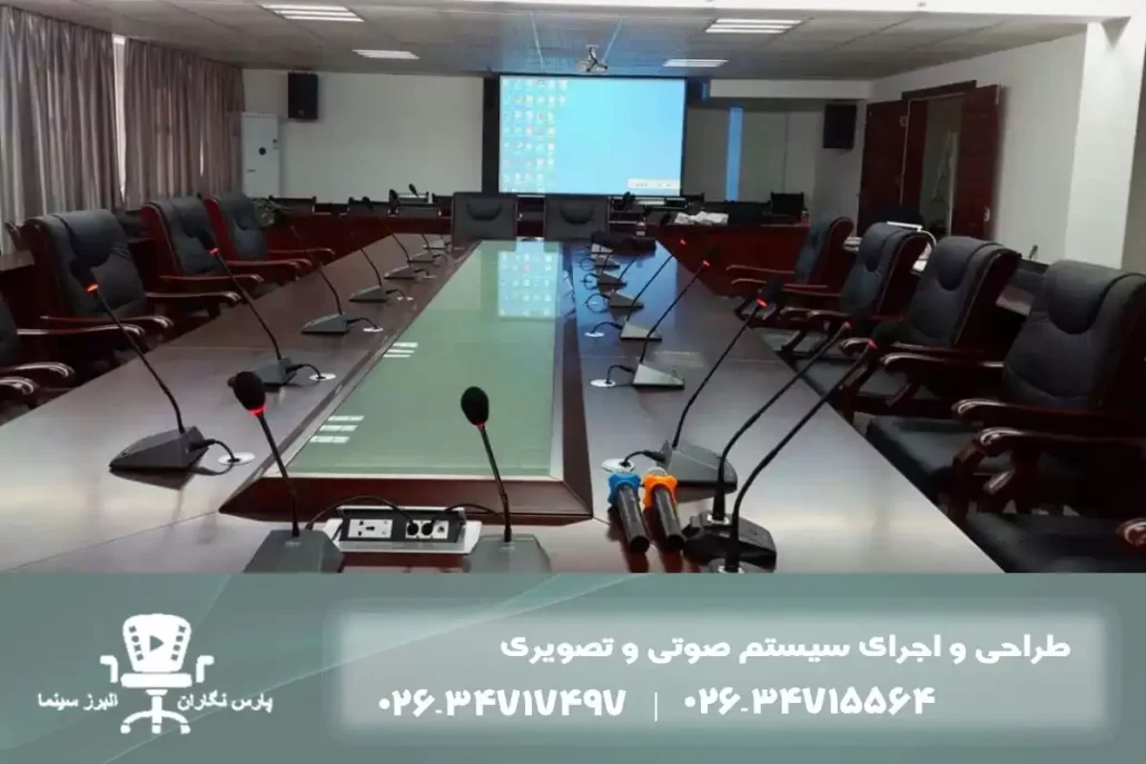 سیستم‌های VSP توکار میز کنفرانس: پنهان‌سازی کابل‌ها و پریزها برای ظاهری مینیمال
